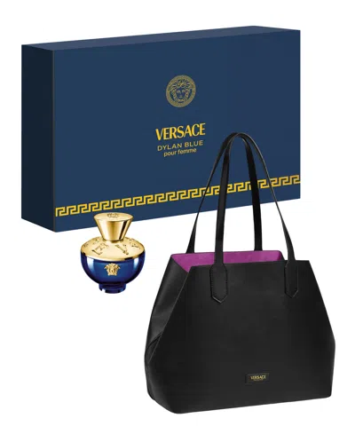 Versace 2-pc. Dylan Blue Pour Femme Eau De Parfum Summer Set With Tote Bag In Transparent
