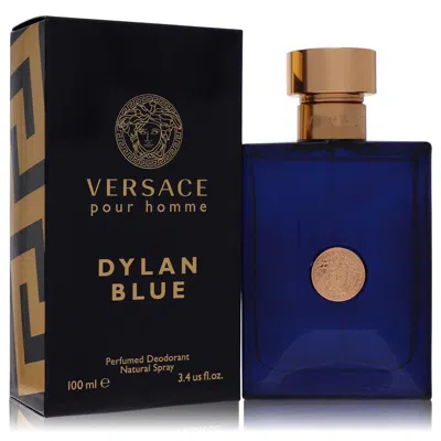 Versace 2pcs Combo Gift Set  Pour Homme Dylan Blue By  Deodorant Spray 3.4 oz For Men In Multi