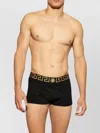 Versace Black Briefs With Elastic Waist With Medusa Print In Cotton Stretch Man