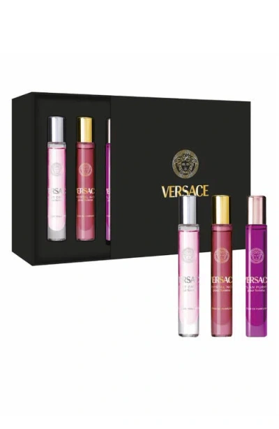 Versace 3-piece Fragrance Set $114 Value In Transparent