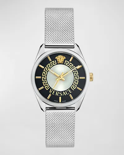 Versace Women's Swiss Stainless Steel Mesh Bracelet Watch 36mm