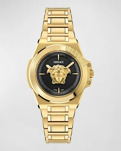 Versace Medusa Stainless Steel 37mm In Gold