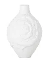 Versace 3d Barocco Porzellanvase (33cm) In White