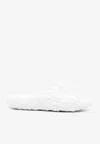 Versace Medusa Dimension Rubber Slide In White