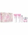 Versace 4-pc. Bright Crystal Fragrance Gift Set In Transparent