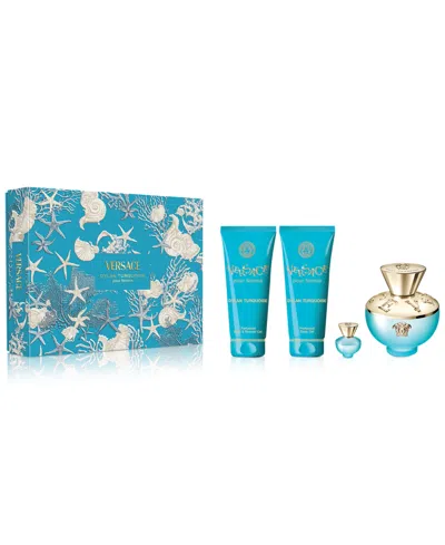 Versace 4-pc. Dylan Turquoise Eau De Toilette Gift Set In No Color