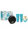 Versace Dylan Turquoise Eau De Toilette Gift Set ($198 Value) In Transparent