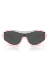 Versace 42mm Irregular Sunglasses In Pink