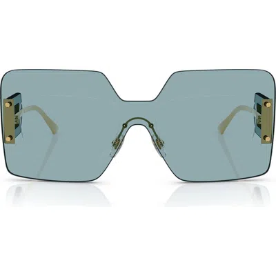 Versace 42mm Square Sunglasses In Blue