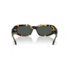 Versace 0ve4489u Bold Rectangular Sunglasses In Black