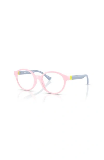 Versace Kids'  46mm Phantos Optical Glasses In Pink