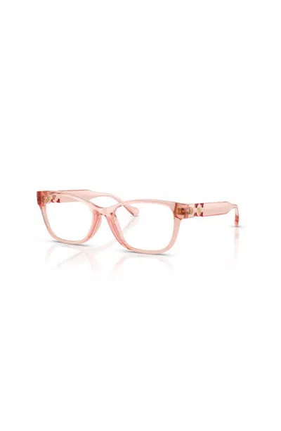 Versace 47mm Cat Eye Optical Glasses In Pink