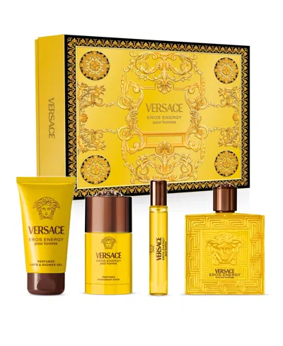 Versace 4-piece Eros Energy Eau De Parfum Gift Set In No Color
