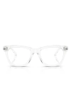 Versace 50mm Pillow Optical Glasses In Crystal