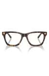Versace 50mm Pillow Optical Glasses In Havana