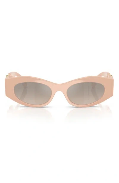VERSACE VERSACE 51MM OVAL SUNGLASSES