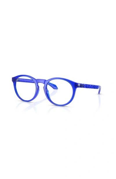 Versace 51mm Phantos Optical Glasses In Blue