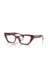 Versace 52mm Cat Eye Optical Glasses In Red