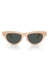 Versace 52mm Cat Eye Sunglasses In Beige