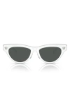 Versace 52mm Cat Eye Sunglasses In White
