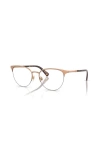 Versace 52mm Phantos Optical Glasses In Gold