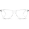 Versace 52mm Pillow Optical Glasses In Crystal