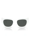 Versace 52mm Pillow Sunglasses In White