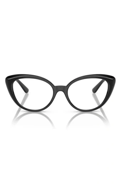Versace Cat-eye-brille Mit Medusa In Black