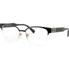 Versace 53mm Cat Eye Optical Glasses In Black