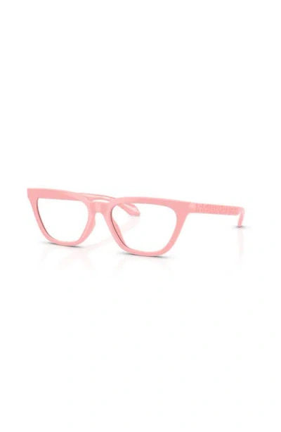 Versace 53mm Cat Eye Optical Glasses In Pink