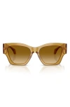 Versace 53mm Cat Eye Sunglasses In Multi