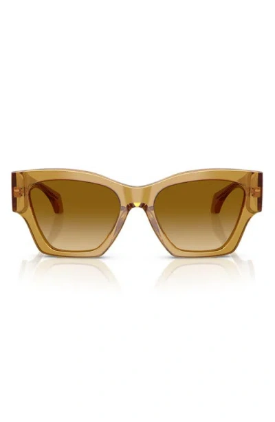 Versace 53mm Cat Eye Sunglasses In Multi