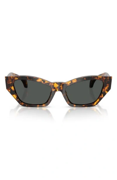 Versace 53mm Cat Eye Sunglasses In Multi