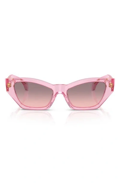 VERSACE VERSACE 53MM CAT EYE SUNGLASSES