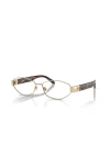 Versace 53mm Irregular Optical Glasses In Multi