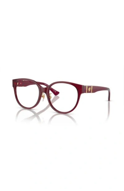 Versace 53mm Phantos Optical Glasses In Gold