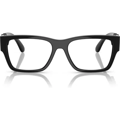 Versace 55mm Pillow Optical Glasses In Black