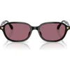 Versace 53mm Pillow Sunglasses In Pink