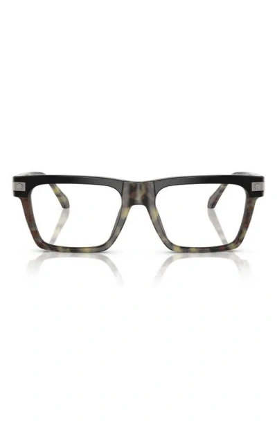 Versace 0ve3354 Oversized Square Tortoiseshell Sunglasses In White