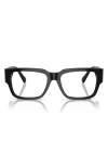 Versace 53mm Square In Shiny Black