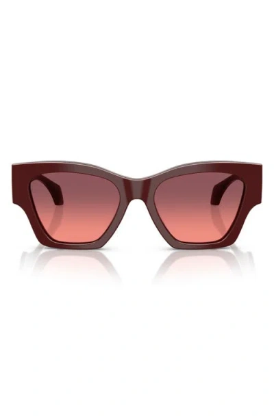 Versace 53mm Square Sunglasses In Brown