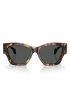 Versace 53mm Square Sunglasses In Brown