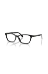 Versace 54mm Cat Eye Optical Glasses In Black