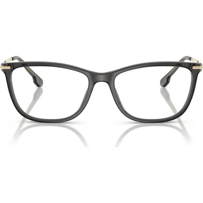 Versace 54mm Cat Eye Optical Glasses In Black