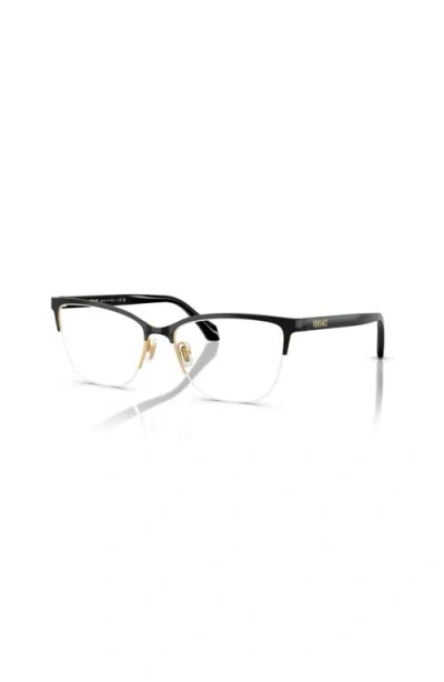 Versace 54mm Cat Eye Optical Glasses In Multi