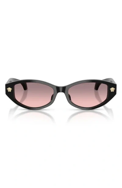 Versace 54mm Cat Eye Sunglasses In Pink