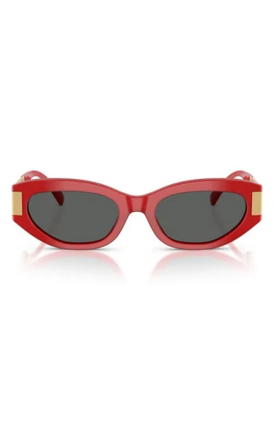 Versace 54mm Cat Eye Sunglasses In Red