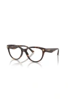 Versace 54mm Phantos Optical Glasses In Black
