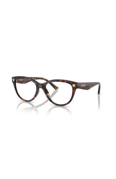 Versace 54mm Phantos Optical Glasses In Black