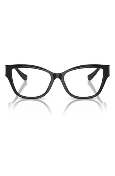 Versace 54mm Pillow Optical Glasses In Black